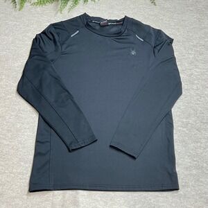 Spyder Power Base Baselayer Training Activewear Long Sleeve Cold Weather EUC B3